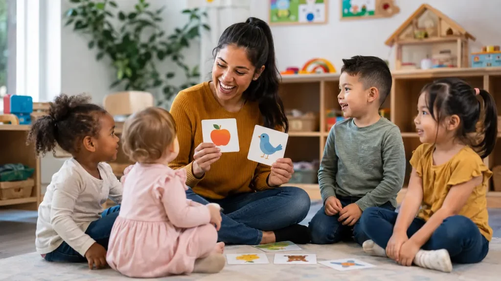 Bilingual childcare benefits for babies and preschoolers at NWODC