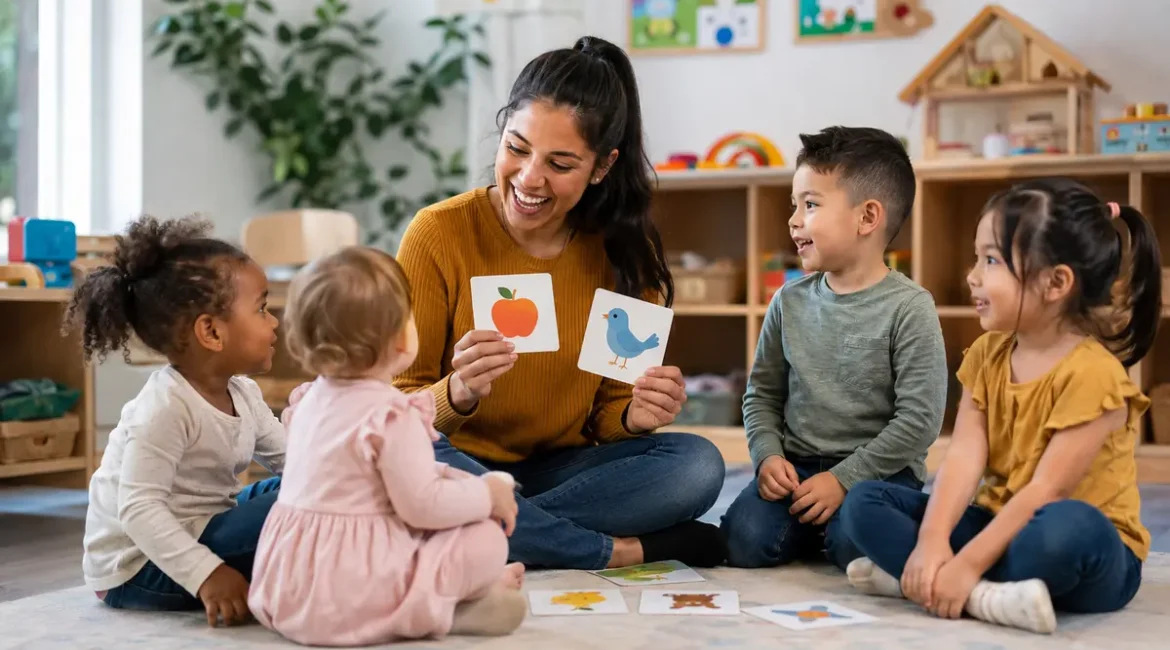 Bilingual childcare benefits for babies and preschoolers at NWODC